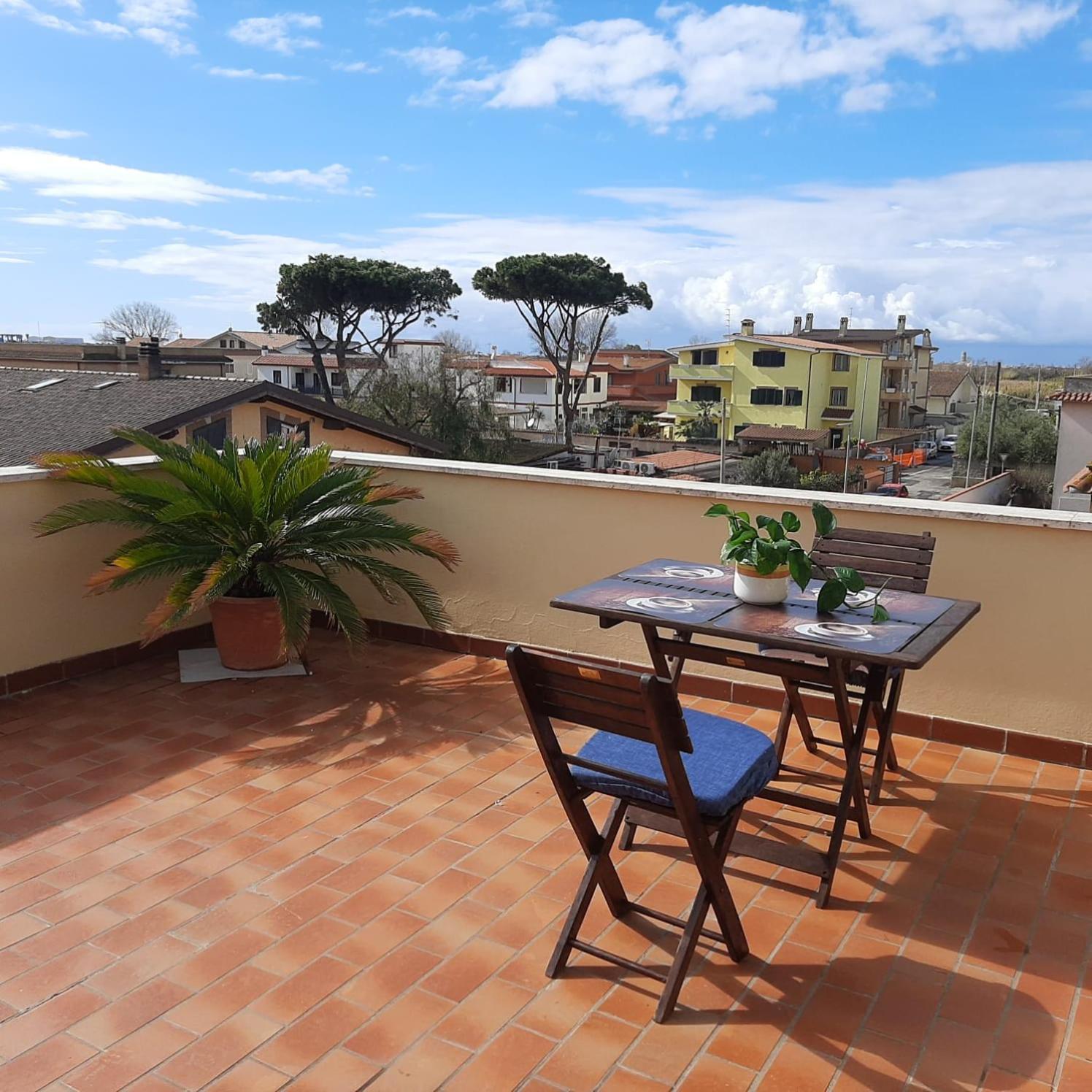 Apartamento La Terrazza Sul Faro Fiumicino Exterior foto